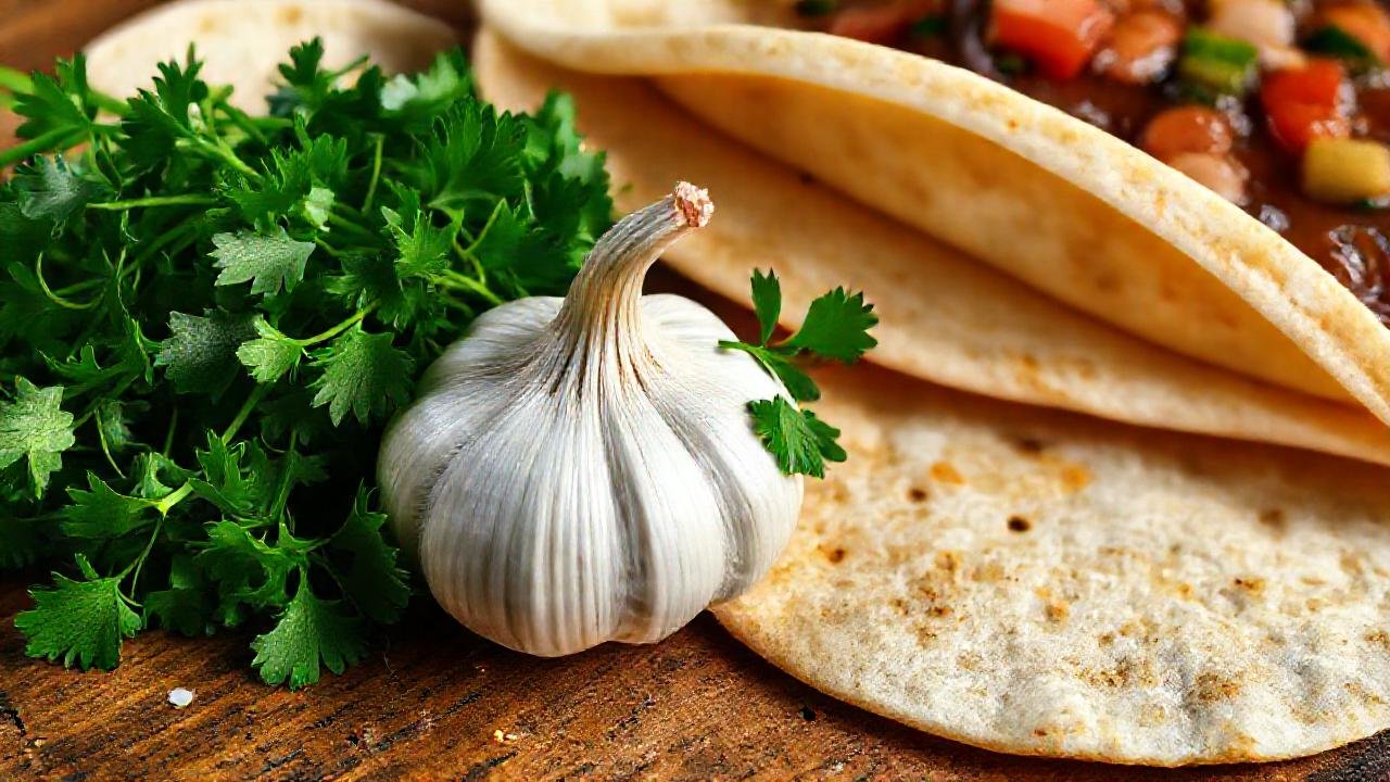 Comida tradicional sudamericana, apetitosa y colorida