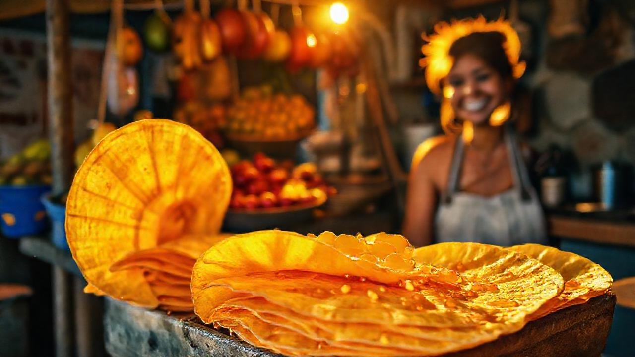 Tortillas cálidas y frutas locales apestan