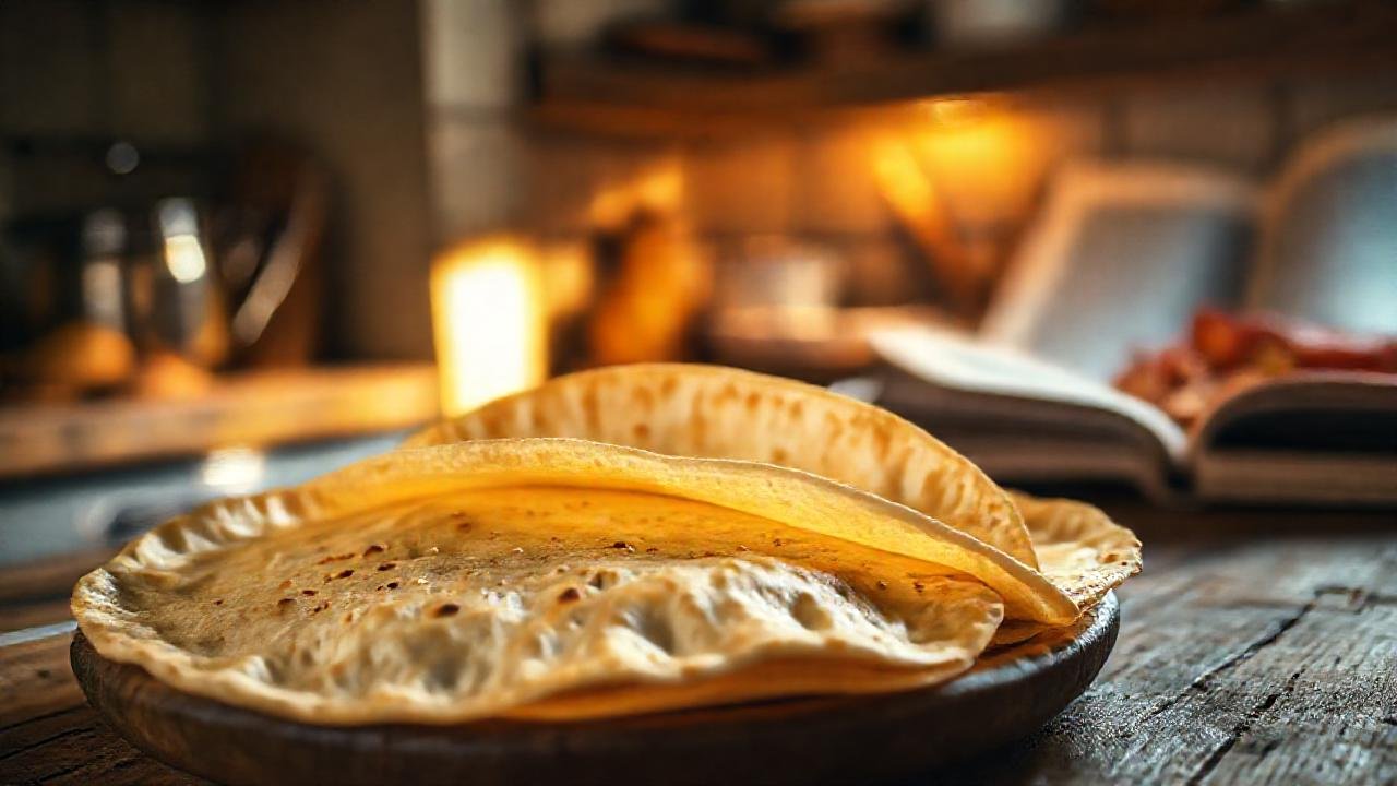 Una cocina cálida ofrece tortillas doradas apetitosas