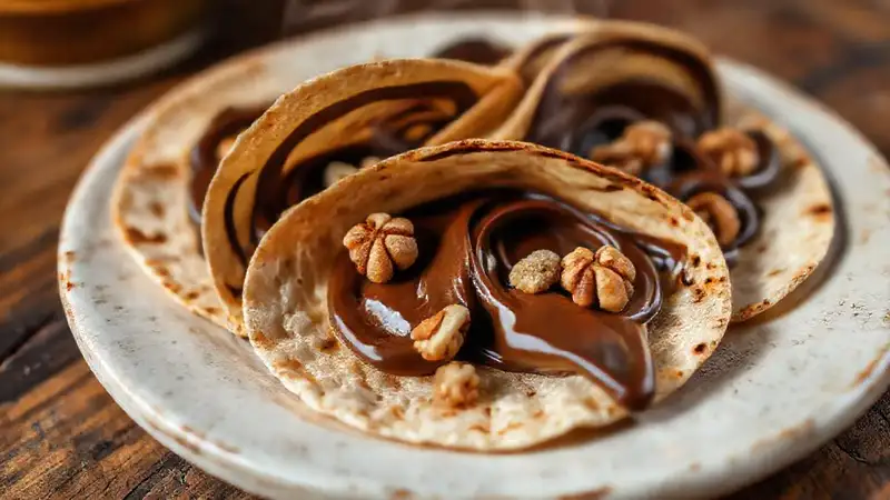 Tortillas de chocolate: un placer visual