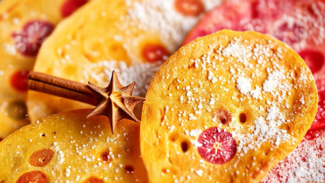 Tortillas coloridas y festivas brillan deliciosamente