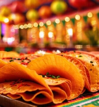 Una fiesta mexicana vibrante y colorida