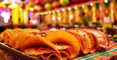 Una fiesta mexicana vibrante y colorida