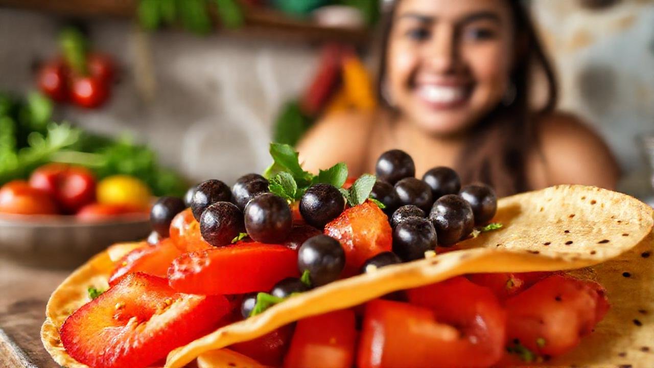 Tortilla brillante, cocina mexicana, sabor delicioso