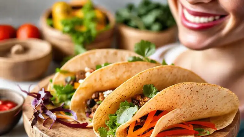 Tortillas veganas: salud y color