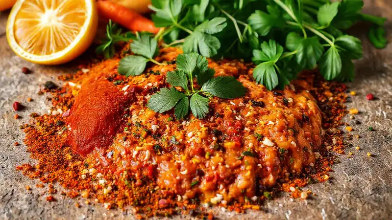 Una comida vegana colorida y apetitosa