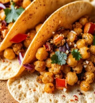 Tortillas de garbanzo veganas