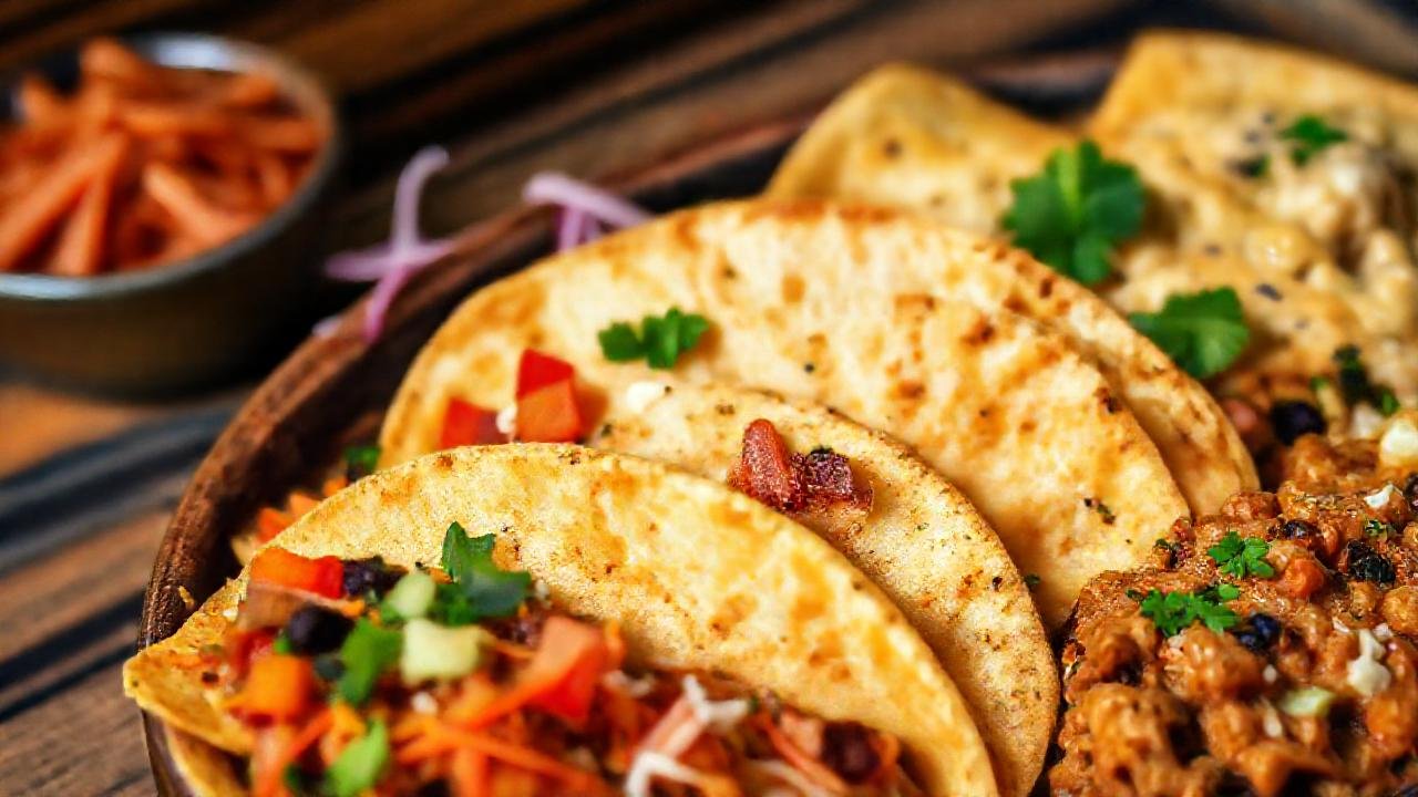 Tortillas de queso: colores y sabor