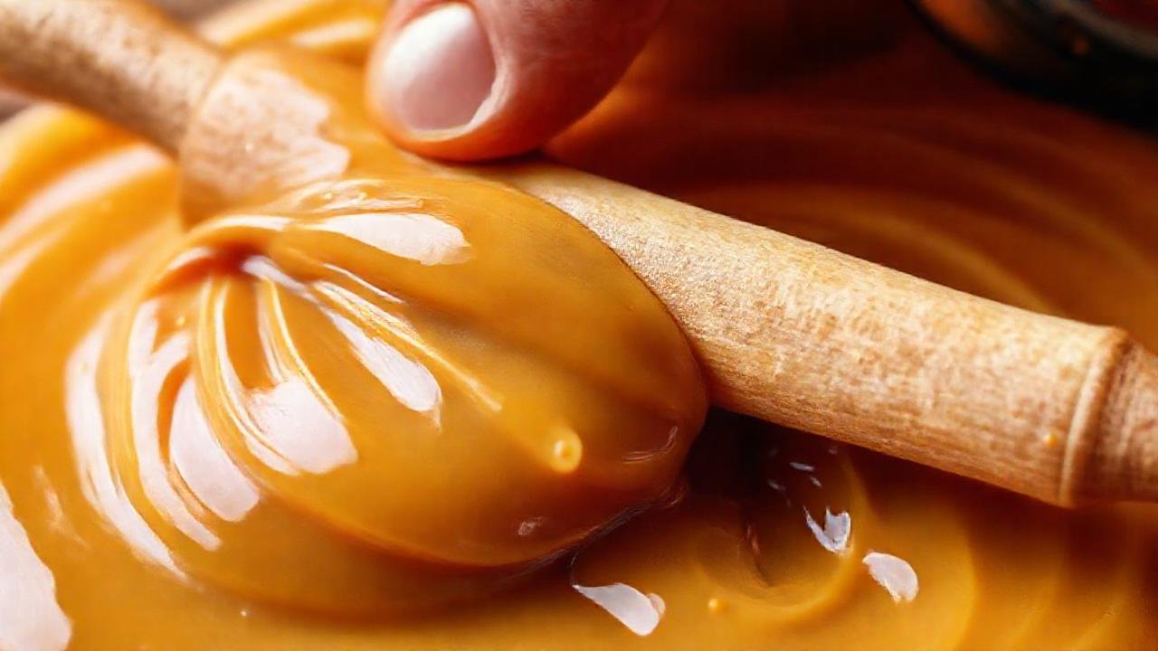 Dulce de leche cremoso, irresistible y detallado