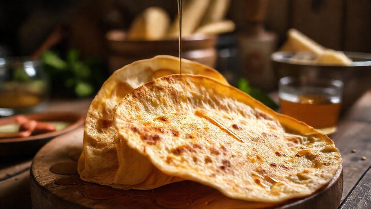Tortillas doradas, dulces y apetitosas