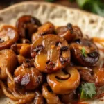 Hongos caramelizados