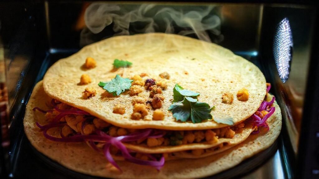Tortillas de garbanzo veganas