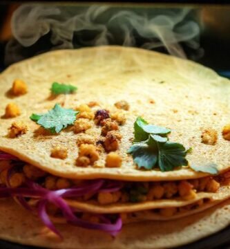 Tortillas de garbanzo veganas