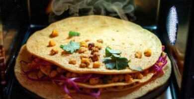 Tortillas de garbanzo veganas
