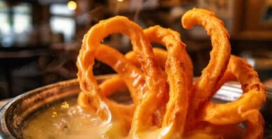 Churros dorados