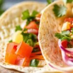 Tortillas vibrantes y saludables apetecibles