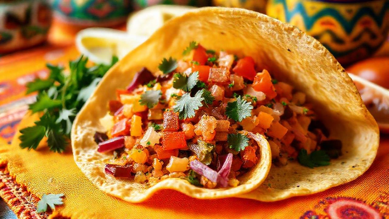 Un platillo mexicano vibrante y apetitoso
