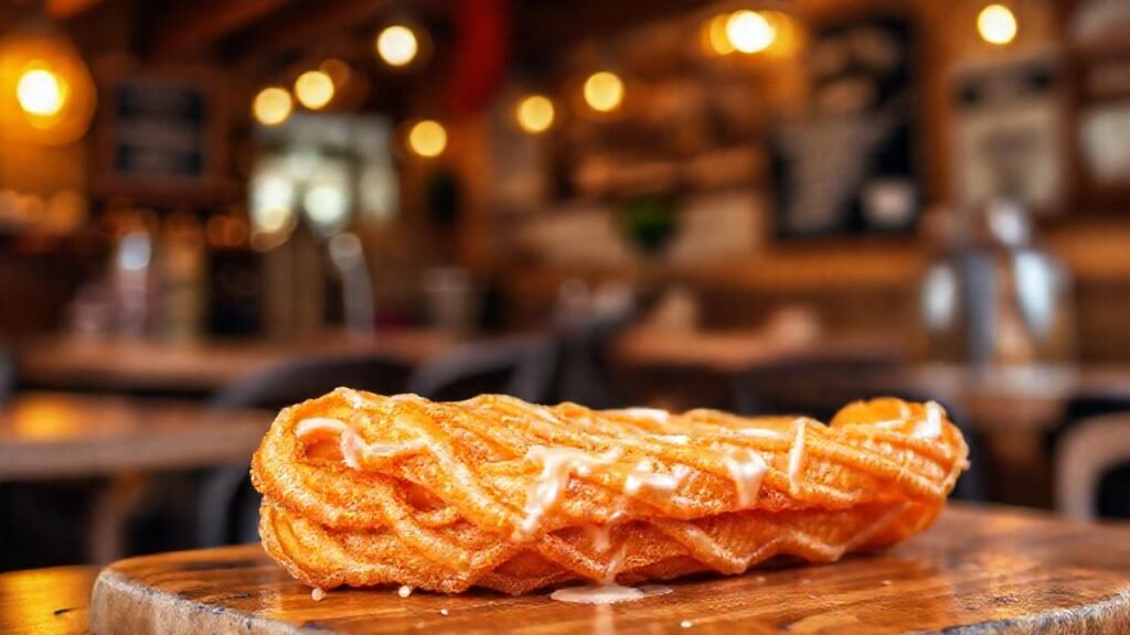 Churros veganos dorados