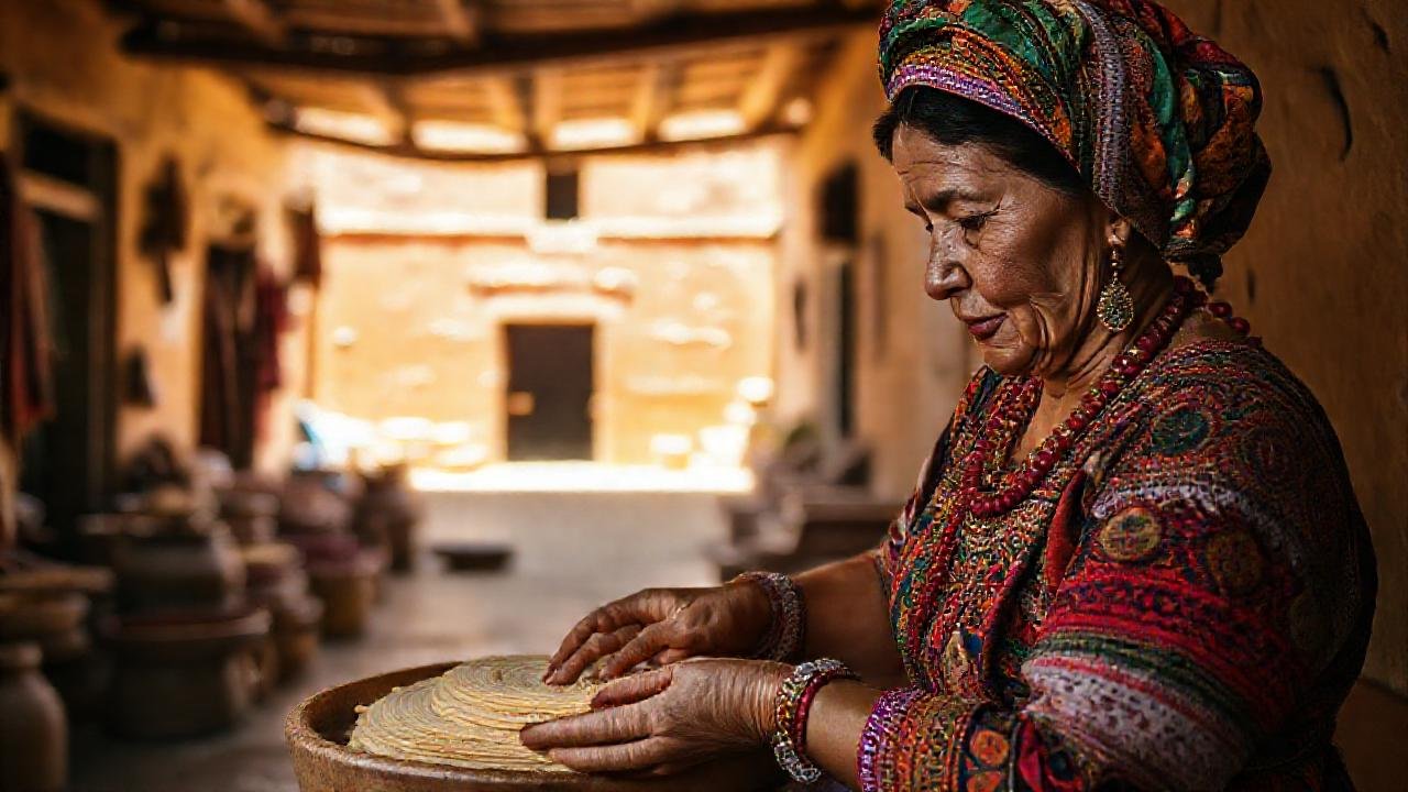 Mujer mexicana crea tortillas ancestrales y coloridas