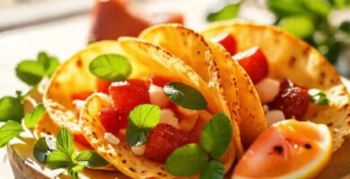 Tortillas saludables brillan con frescura