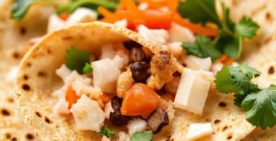 Tortilla vegana: grasas saludables y nutritivas