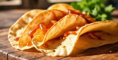 Tortillas dulces y soleadas apetecibles