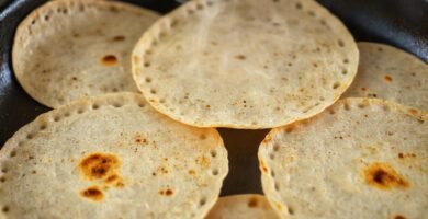 Tortillas keto: textura flexible