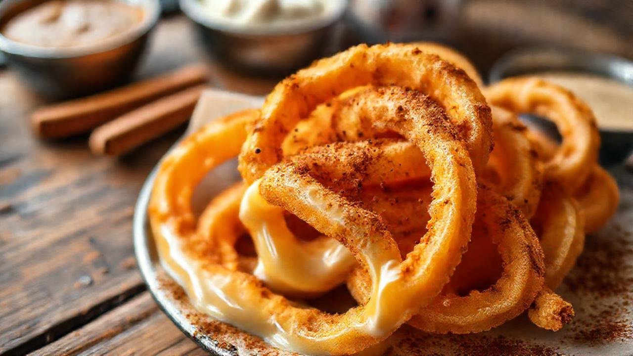 Churros dorados y cálidos, un bocado español