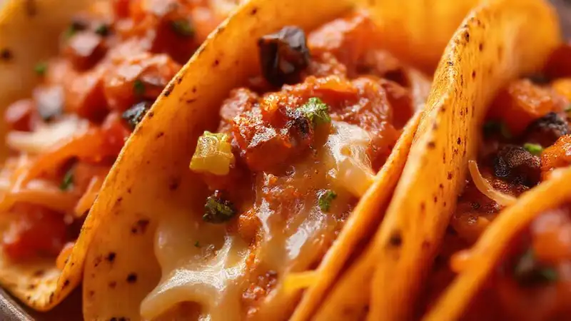 Tacos picantes y deliciosos