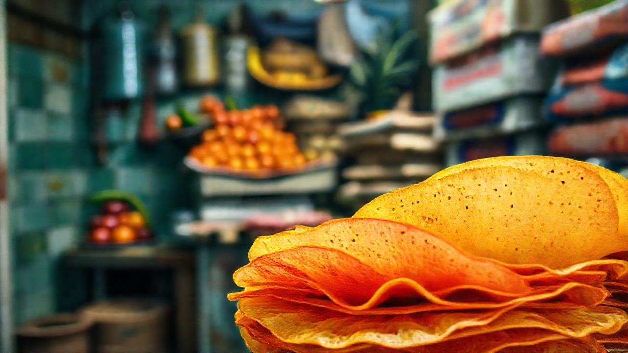 Una cocina cálida y colorida invita