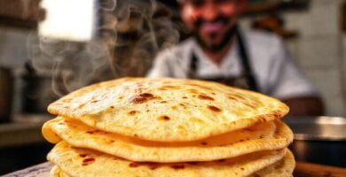 Tortilla dorada y perfecta