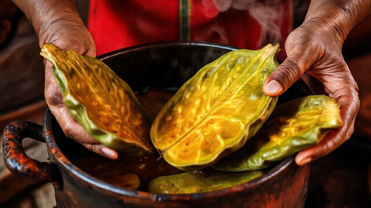 Cocina tradicional mexicana con nopales humeantes