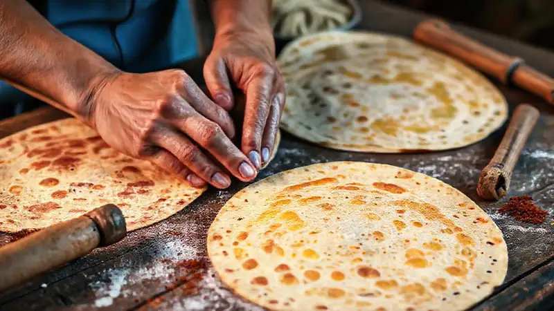 Tortillas artesanales, coloridas y sabrosas