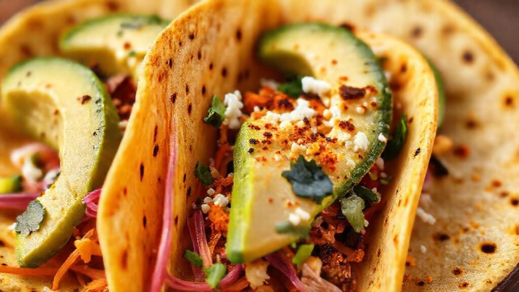Tortillas vibrantes y saludables apetecibles