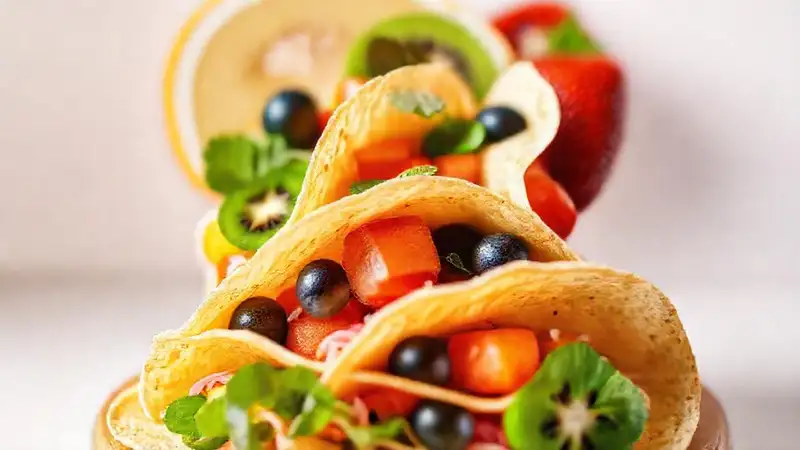 Tortillas veganas vibrantes promueven la salud