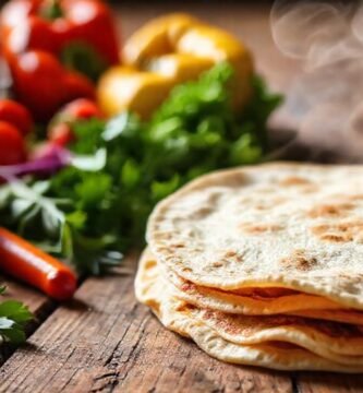 Una mesa rústica sirve comida saludable