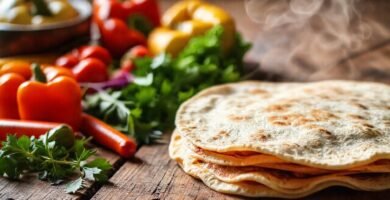 Una mesa rústica sirve comida saludable