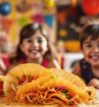 Tortillas alegres celebran una fiesta familiar