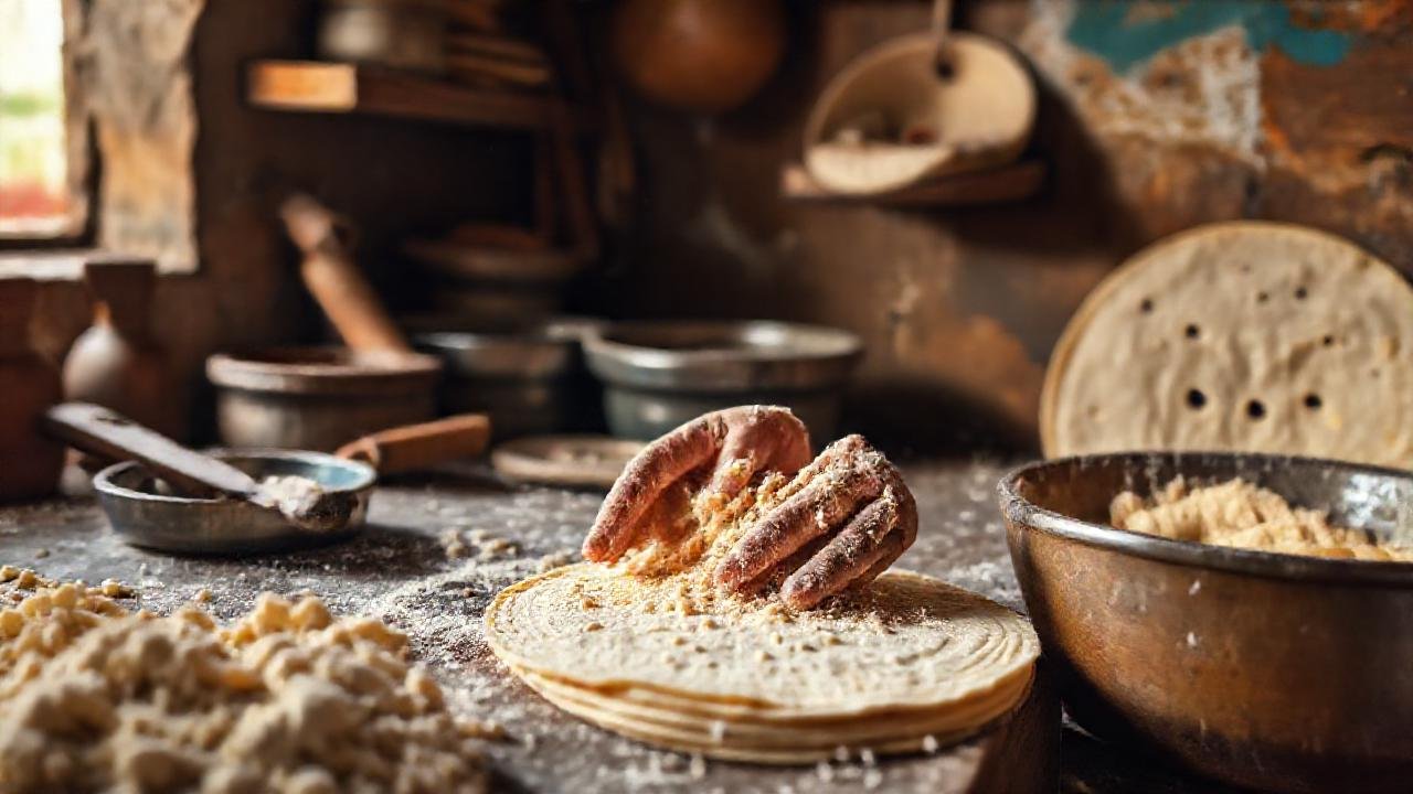 Masa tradicional, cocina rústica y auténtica