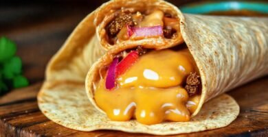 Tortillas veganas con dulce de leche deliciosas