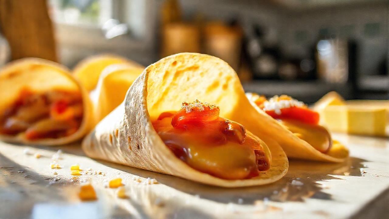 Tortillas de dulce de leche apetitosas brillan