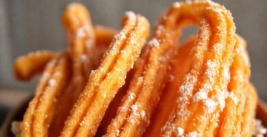 Churros dorados