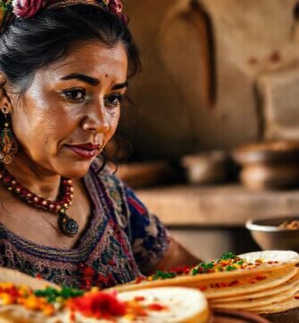 Una cocina mexicana vibrante y colorida