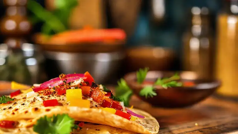 Tortilla argentina colorida y apetitosa