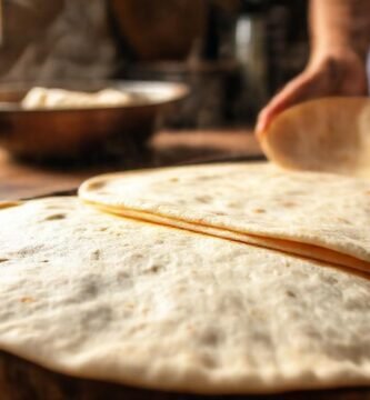 Tortillas doradas se forman con cuidado