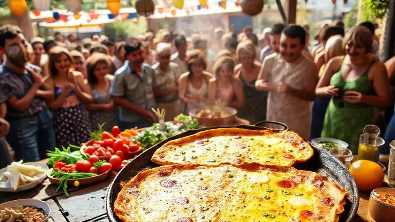 Una tortilla española vibrante y deliciosa