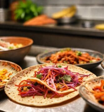 Tortillas keto ofrecen platos coloridos y apetitosos