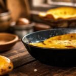 Cocina rústica: tortilla dorada
