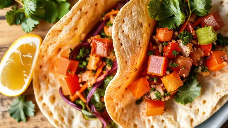 Tortillas veganas: un bocado saludable y vibrante