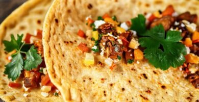 Tortillas veganas: sabor